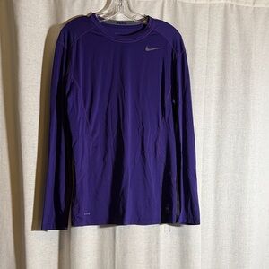 Nike Purple Long Sleeve Performance Top